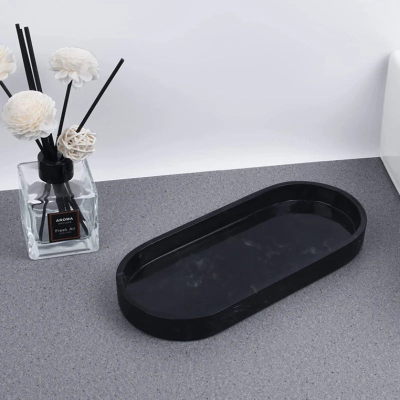Wholesale Hotel Hospitality Storage Serving Tray Jewelry Display Tray Decorative Dice Single Customized Restaurants Leather