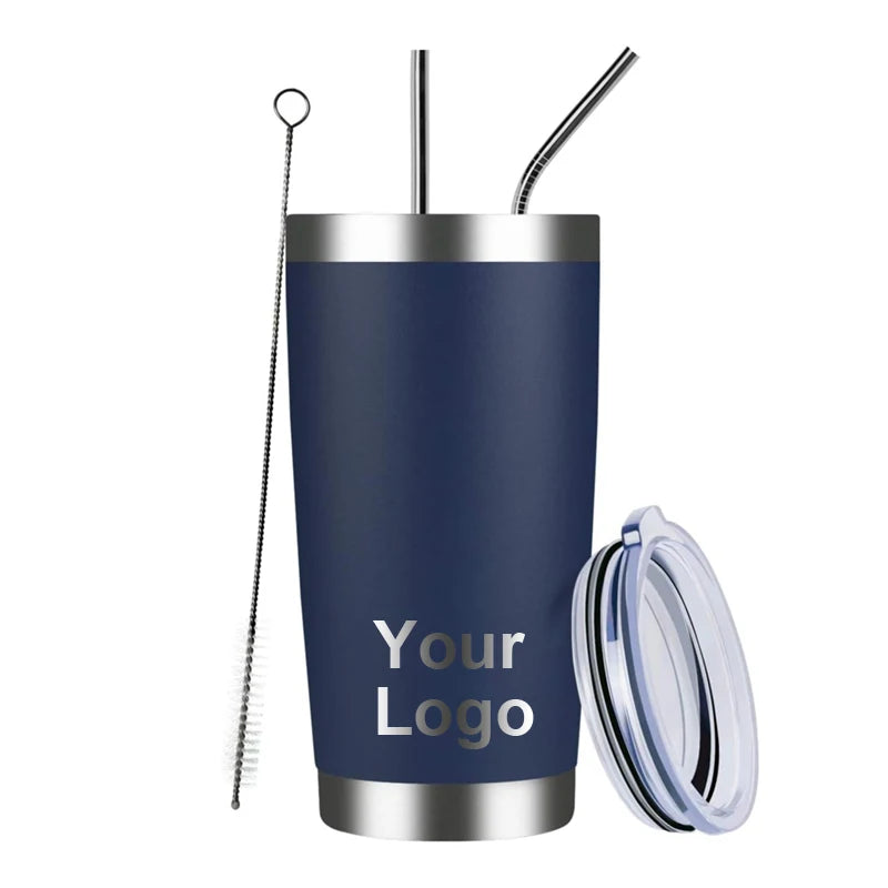 Wholesale Customized Logo 20oz/30oz Stainless Steel Tumbler Vacuum Insulated Tumblers Double Walled Stainless Steel Tumbler Mug