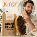 Boar Bristle Soft Wave Hair Brush 360 Curved Custom logo Wooden Bamboo Beard Brush Vegan Bristle Small Shaving Brush for Men
