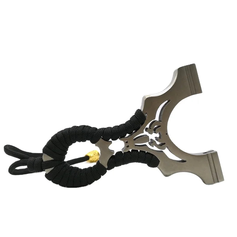 Stainless Steel Wolverine Wire-cut 304 Flat Leather Free Tied Outdoor Precision Metal Outdoor Precision Competitive Slingshot