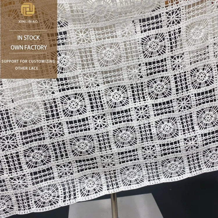 Embroidery Cutout Fashion Lace Fabric Wholesale Dress Fabric New Design Party Clothing Fabric