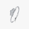 Trendy 925 Sterling Silver Simple  Finer Office High-end Rings Irregular Ring for Women Party Statement Fine Jewelry Anillo