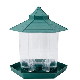 Acrylic Transparent Outdoors Hanging Gazebo Wild Bird Feeder for Garden Decoration