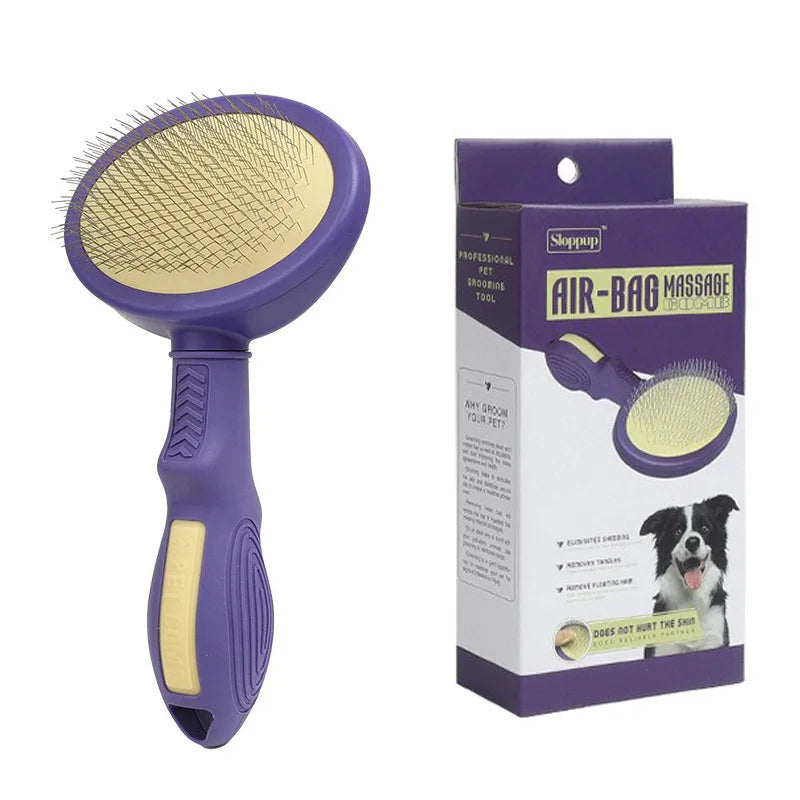 Pet Brush for Cats and Dogs Hair Removal Brush Stainless Steel Combs Pet Cleaning Grooming Product Cat Hair Removal Brushes