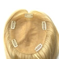 AU  Hot Sale Popular Real Human Hair Silk Injected Breathable Woman Topper Color #60