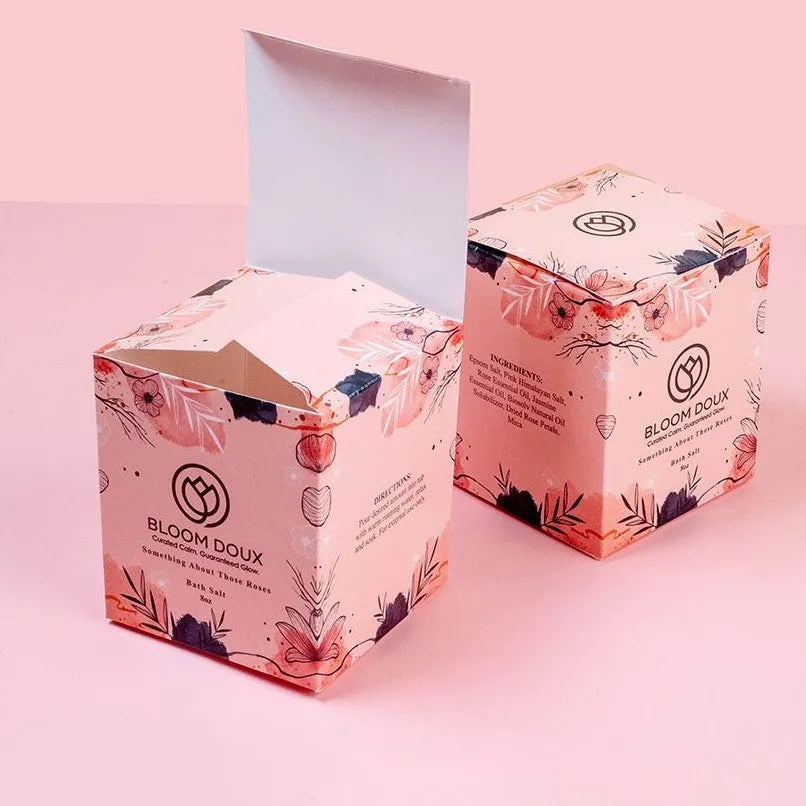 Custom Embossed Printing Cosmetic Packaging Box Coated Paper Folding Cartons for Face Cream for Skin Care Packing