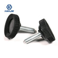 Adjustable Brass Levelers M6 M8 M10 Threaded Plastic Leveling Glides Feet for Modern Kitchen Chairs