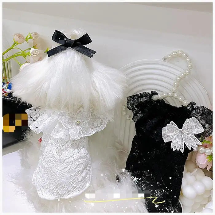 Summer Pet Elastic Breathable Lace Vest Dog Clothing
