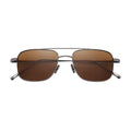 Retro Metal Frame UV400 Shades Double Bridges Rectangle Sunglasses Men Fashion Square Sun Glasses