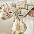 Bohemian Ethnic Style Sofa  Office Nap  Decorative Cover Knitted Blanket