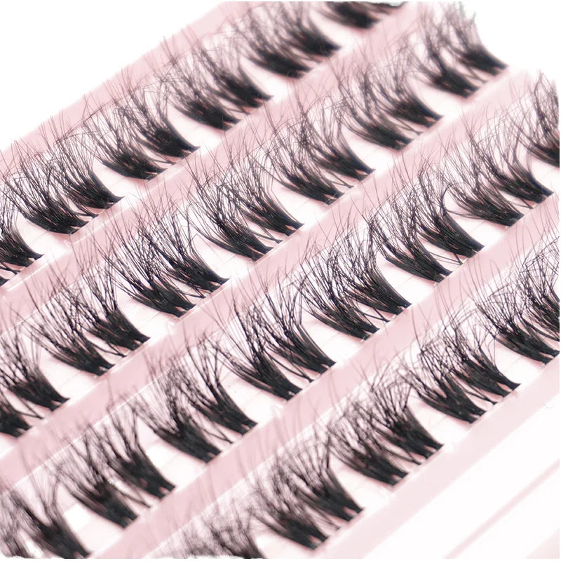 EYELASH New Design Individual Lashes Cluster Synthetic Hair Volume Korean Segmented DIY Natural Cruelty-Free 8-25mm Extension