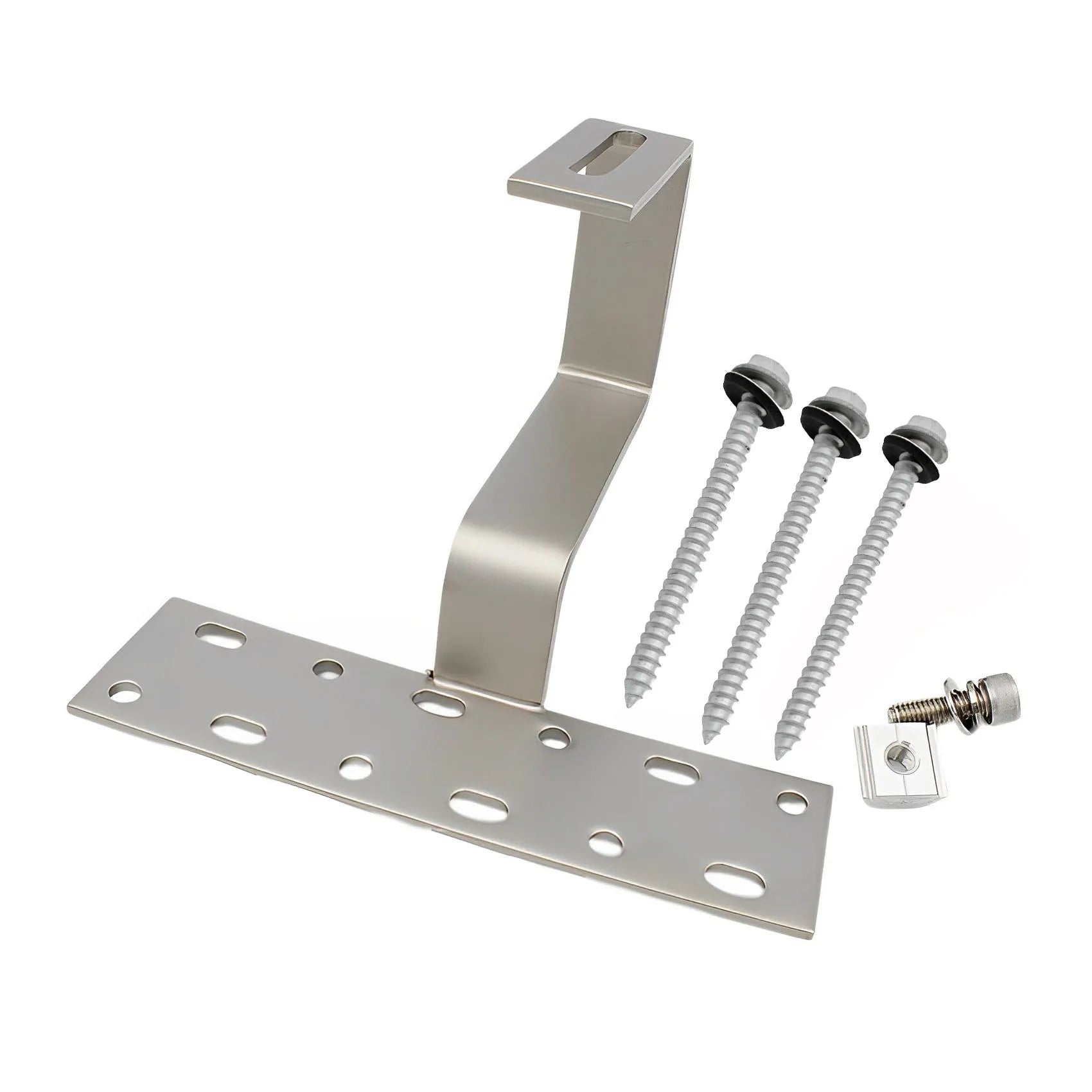 Factory Manufactured Stainless Steel Solar Roof Hook Flat Roof Mounting System for Solar Panels for Solar Slate Roof