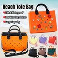 Daily Use EVA Handbag with Holes DIY Clog Shoe Charm Design Bag for Outdoor Beach Handbag Working Women Office Handbag 2025 New
