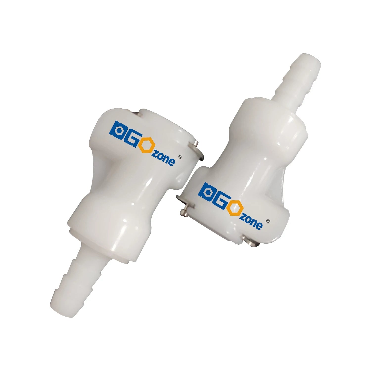 [FLC0104CH] Quick Release Coupling 1/4 Valved Hose Barb In-Line Plastic Fittings Easy Release Quick Connectors