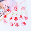 DIY Drop Glue Christmas Series Earrings Silicone Mold Water Drop Round Christmas Tree Snowflake Earrings Pendant Earrings MegaBDM