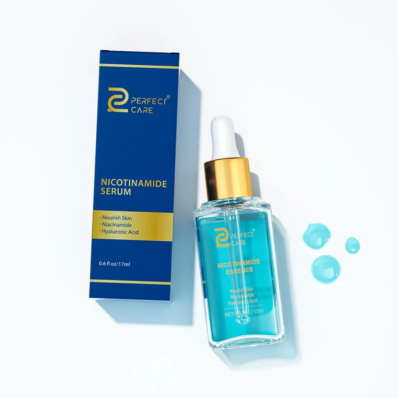 Private Label Hyaluronic Acid & Vitamin C + E Green Tea Whitening Brightening Niacinamide Liquid Face Serum