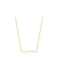Fashion Minimalist Jewelry 925 Sterling Silver Mom Necklace Letter Mama Pendant Gold Plated Necklaces for Mother's Day Gifts
