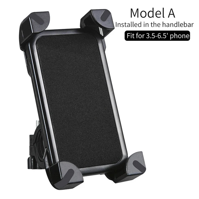 Adjustable Universal Motorcycle and Bike Phone Holder Mobile Bike Mount Accessory for Cyclists