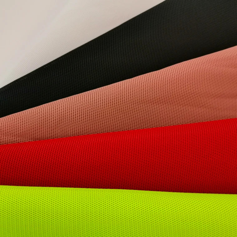 1mm Thick Black Luxury 3D Air Layer French Design Sandwich Mesh Fabric Knitted 100% Polyester for Car Casual Sportswear Sofa