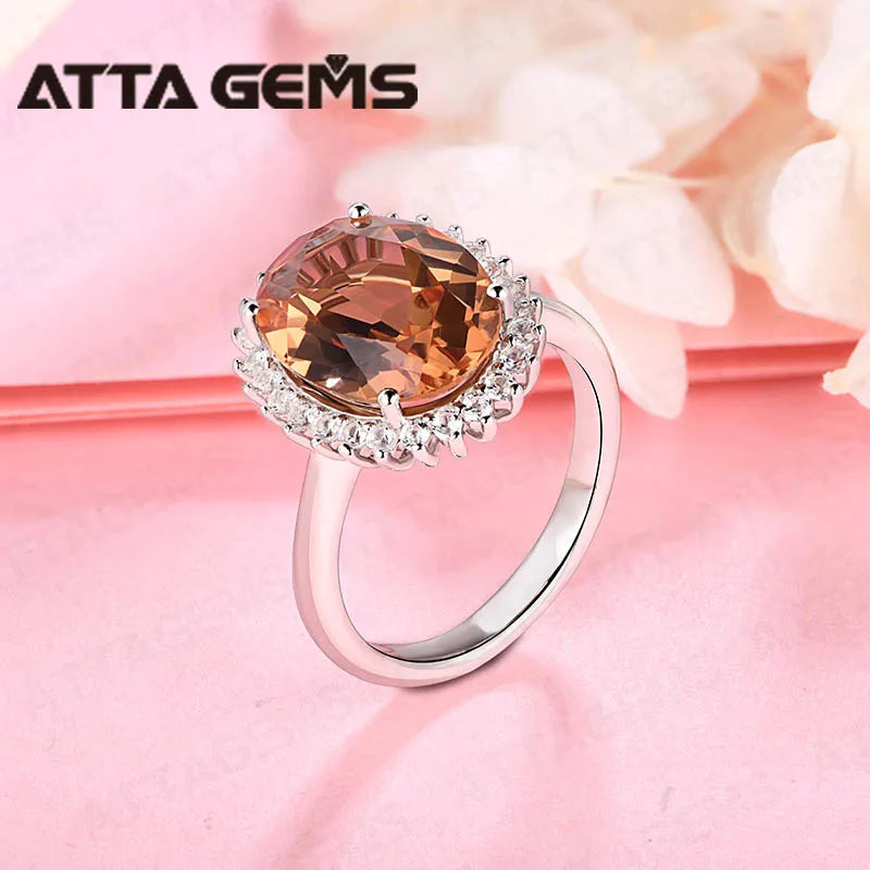 8.0 Carats 14*10MM Oval Cut Turkish Jewelry Wholesalers Silver Plated 925 Sterling Silver Zultanite Color Changing Jewelry