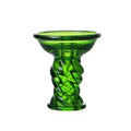 Wholesale Green Mirrored Glass Hookah Shisha Bowl Chicha Narguile Tobacco Accessory for Smoking