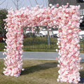 Wedding Wall Decoration Artificial Flowers Arch Panel Silk Rose Wall Wedding Backdrop Artificial Flower Arch