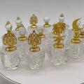 Wholesale Available Folk Art Promotion Gift  3ml Perfume Essential Oil Cosmetic Package Crystal Bottles