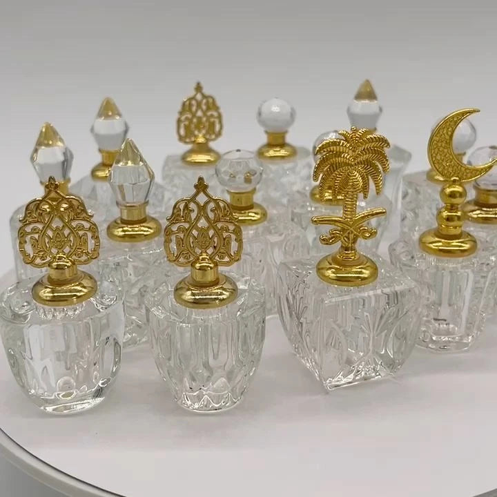 Wholesale Available Folk Art Promotion Gift  3ml Perfume Essential Oil Cosmetic Package Crystal Bottles