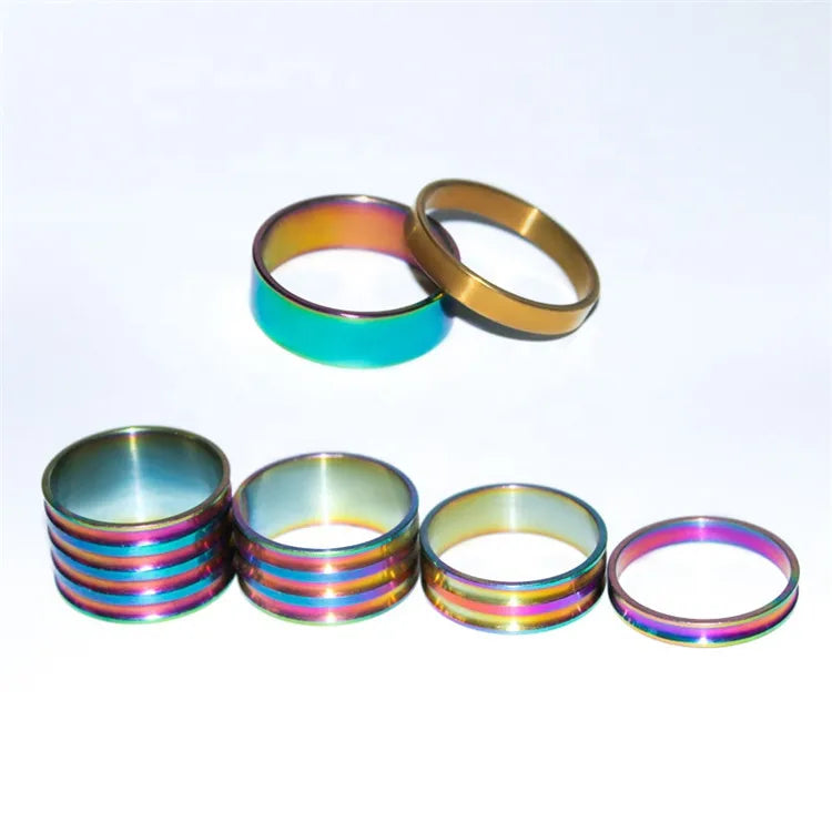 Grade5 Titanium Spacer Titanium Bike Headset Spacers 2.5/ 5/10/15/20mm