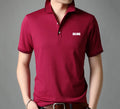 Embroidery  Men's Cotton Short Sleeve Polo Shirts