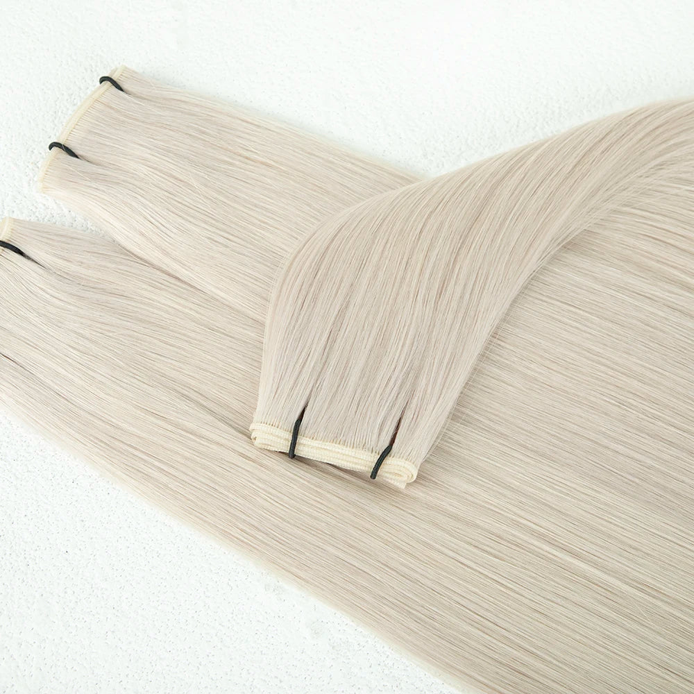 LeShine Hign Quality Invisible Genius Weft Can Be Cut Double Drawn Genius Weft Hair Extensions