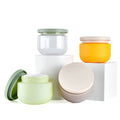 Skincare Packaging Cosmetic Container 8oz 250ml Plastic Body Cream Body Scrub Body Butter Packaging Jar with Lid
