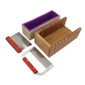 1200ml Pine Wood Set of 2 Mold Soap Wooden Soap Mold  Silicone Soap Making Kit Tool