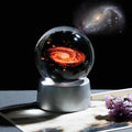 Wholesale Galaxy Planet 3d Laser Crystal Ball Lamp With Light Base