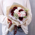Preserved Soap Flower Bouquet Hot Christmas Valentine's Day Mother's Day Gift for Girl Friends Rose Bouquet