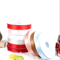 Factory Wholesale 1 Inch(25 Mm)Solid Color  Double Sided Satin Ribbon for Gift Box Packing