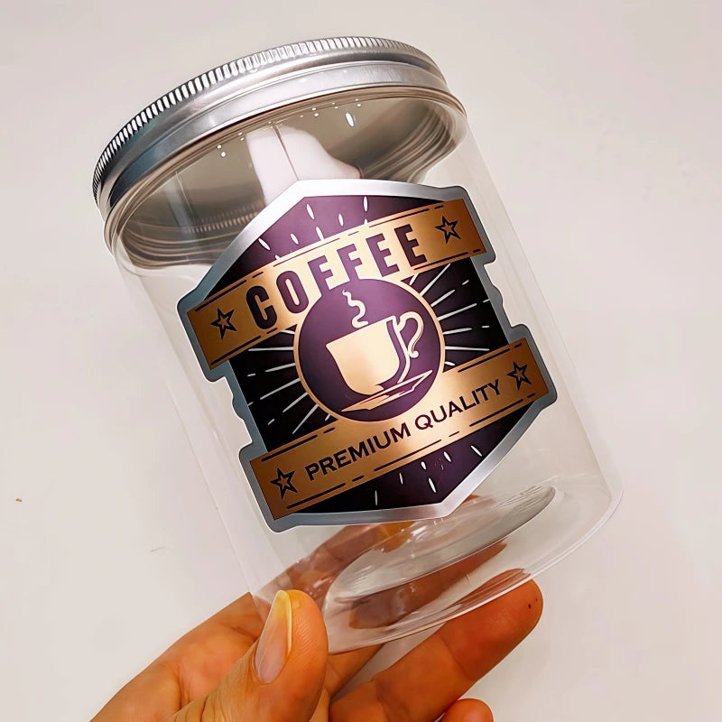 Professional Custom Waterproof Paper Adhesive Stickers & Labels with Full Color Printing and Custom Shapes