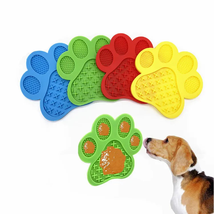 Silicone Sucker Dog Licking Mat Slow Feeder Dog Bowl Dog Lick Mat
