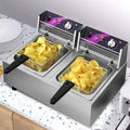 2500W Commercial Electric Friteuse Pour Poulet Frit Frymaster Container New Condition Fritto Friteza Friteuses for Hotels 220V