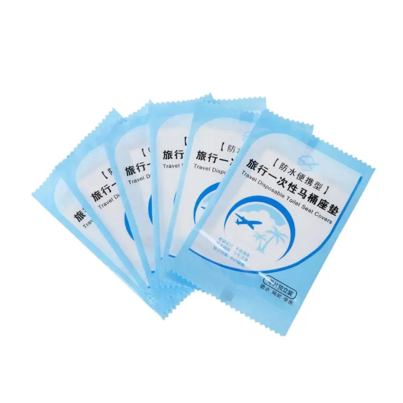 Travel Disposable Toilet Seat Covers Waterproof Plastic Toilet Seat Mat