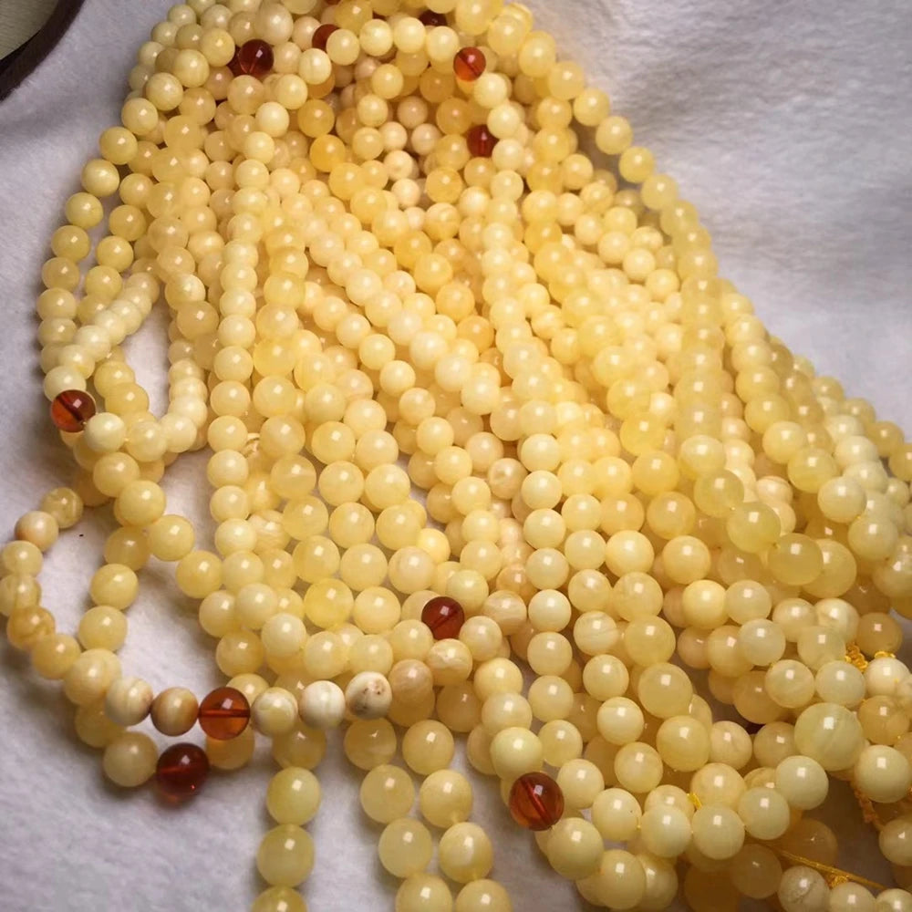 HQ GEMS 100% Original Baltic 6-14mm Natural Amber Stone Raw Wholesale Amber Beads Necklace for Jewelry Making
