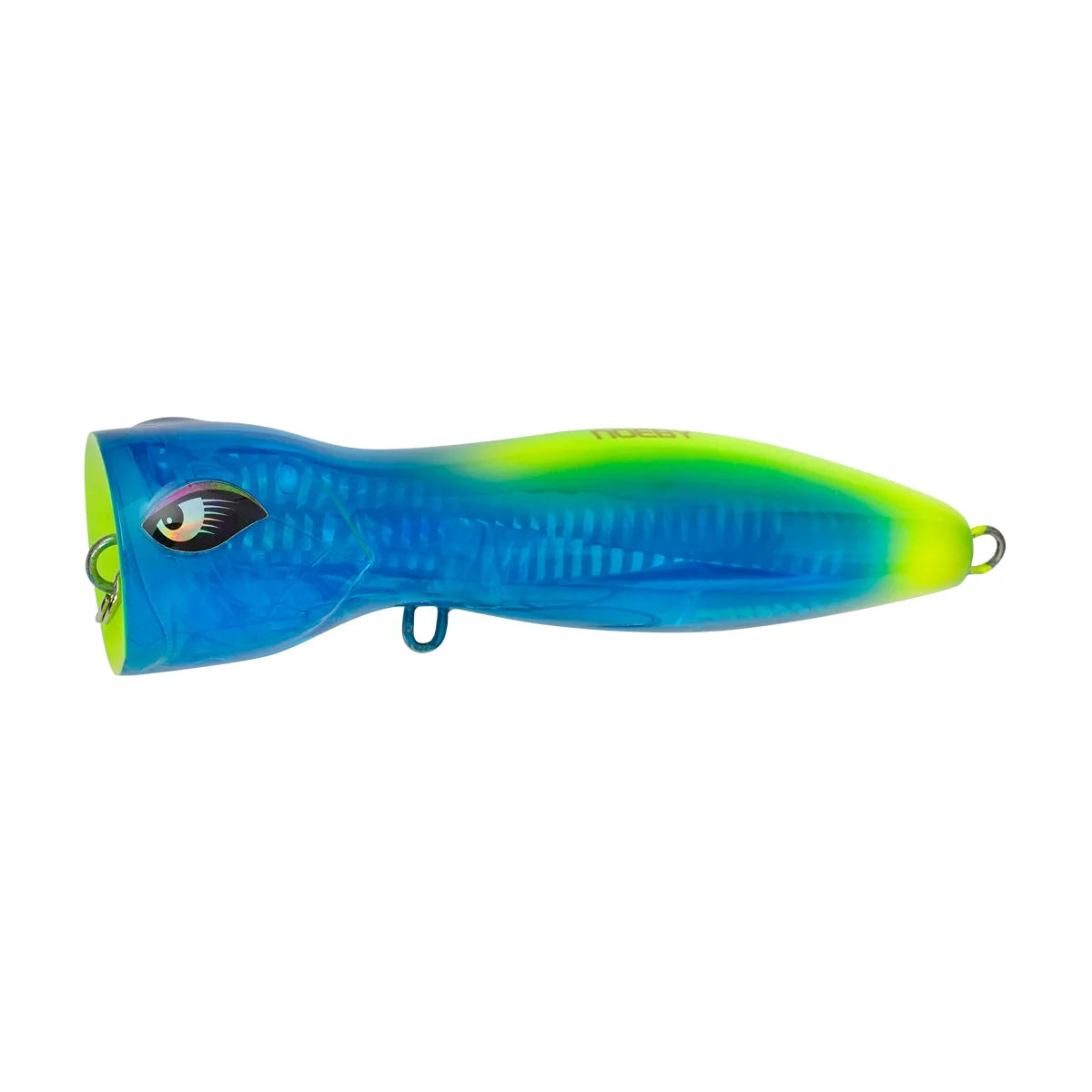 NOEBY Offshore Inshore Fishing Popping Lures 140mm/62g Deep-cupped Face Crystal Armor Popper Lures for Big Game Fishing