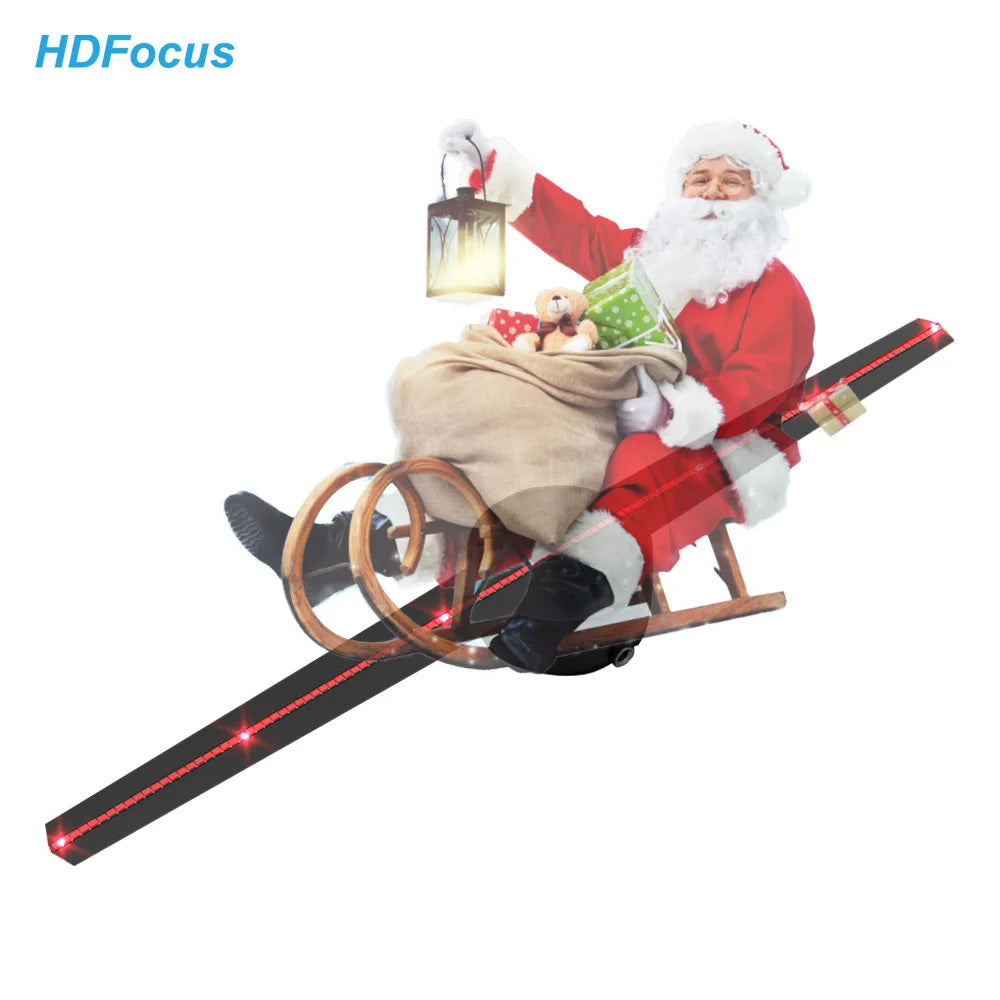 42Cm Display Automatically Holographic 3d Fan Full Hd Lcd Ad Player With 4K Resolution Advertising Hologram Fan Projector 3d