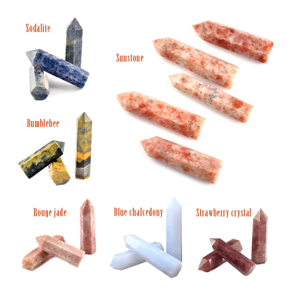 Polished Quartz Healing Crystals Point Towers Wholesale Natural Stone Gemstone Amethyst Decoration Crystal Columns