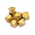 Board Game Dnd Polyhedral Rpg Metal Rpg Custom Dice 7pcs Full Set