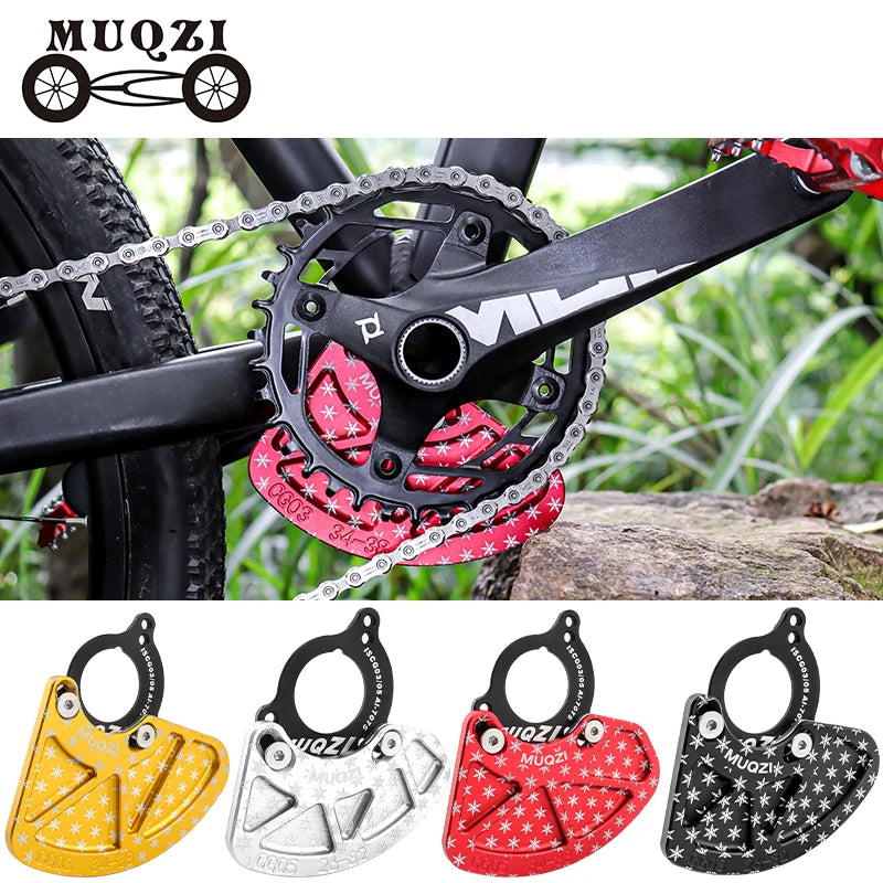 MUQZI DH AM XC MTB Chain Ring Protector 26-32T ISCG 03 05 Bike Chain Ring Protection Crank Chain Protector