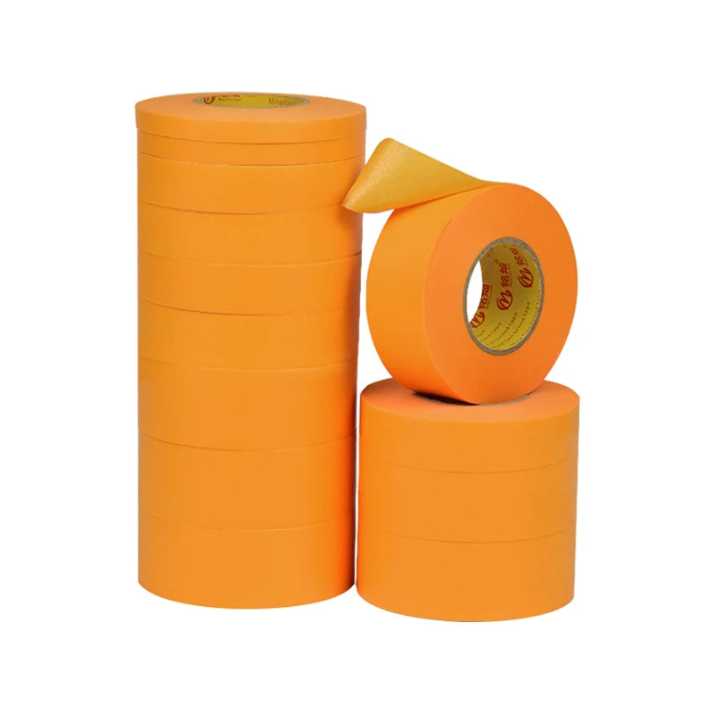 Mingcan Rice Paper Goldband Crepe Masking Tape for Car Automotive Painting Indoor Outdoor Use