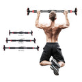 Heavy Duty Door Mount Horizontal Bars Home Gym Workout Trainer for Upper Body Strength Pull Ups Exercises Fitness Doorway