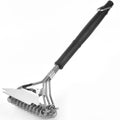 BBQ Tools Stainless Steel BBQ Grill Cleaning Brush With Scraper