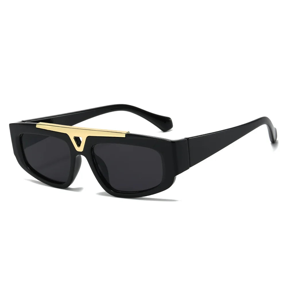 Hot Trend Ins Small Frames METAL FITTINGS Luxury Sunglasses Men Classic Fashion Designer Sun Glasses for Ladies Custom logo